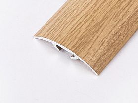 Порог (стык) Русский профиль  разноуровневый декорированный с дюб, 30*900 мм, Дуб светлый